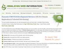 Tablet Screenshot of himalayanwebinfo.com
